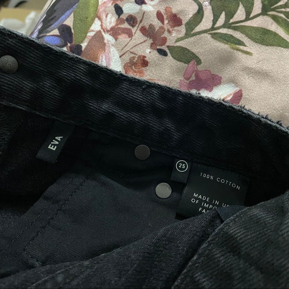 Grlfrnd Eva black denim hotel California skirt 25 - Picture 12 of 12